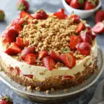 Strawberry Crunch Cheesecake Recipe