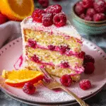 Orange and Raspberry Cake