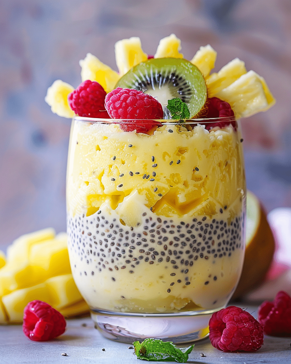 Piña Colada Chia Pudding Recipe