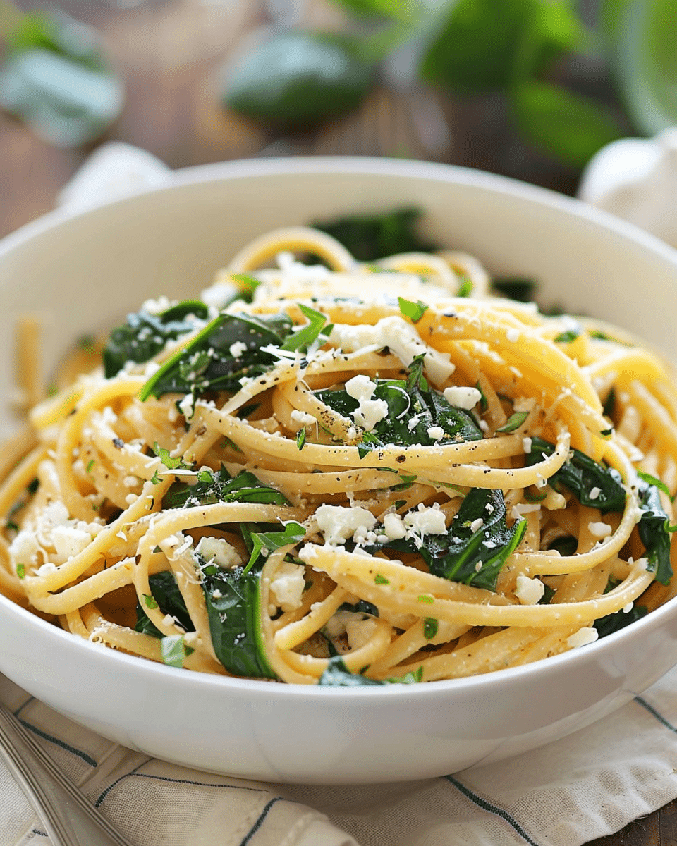 Spinach and Feta Pasta
