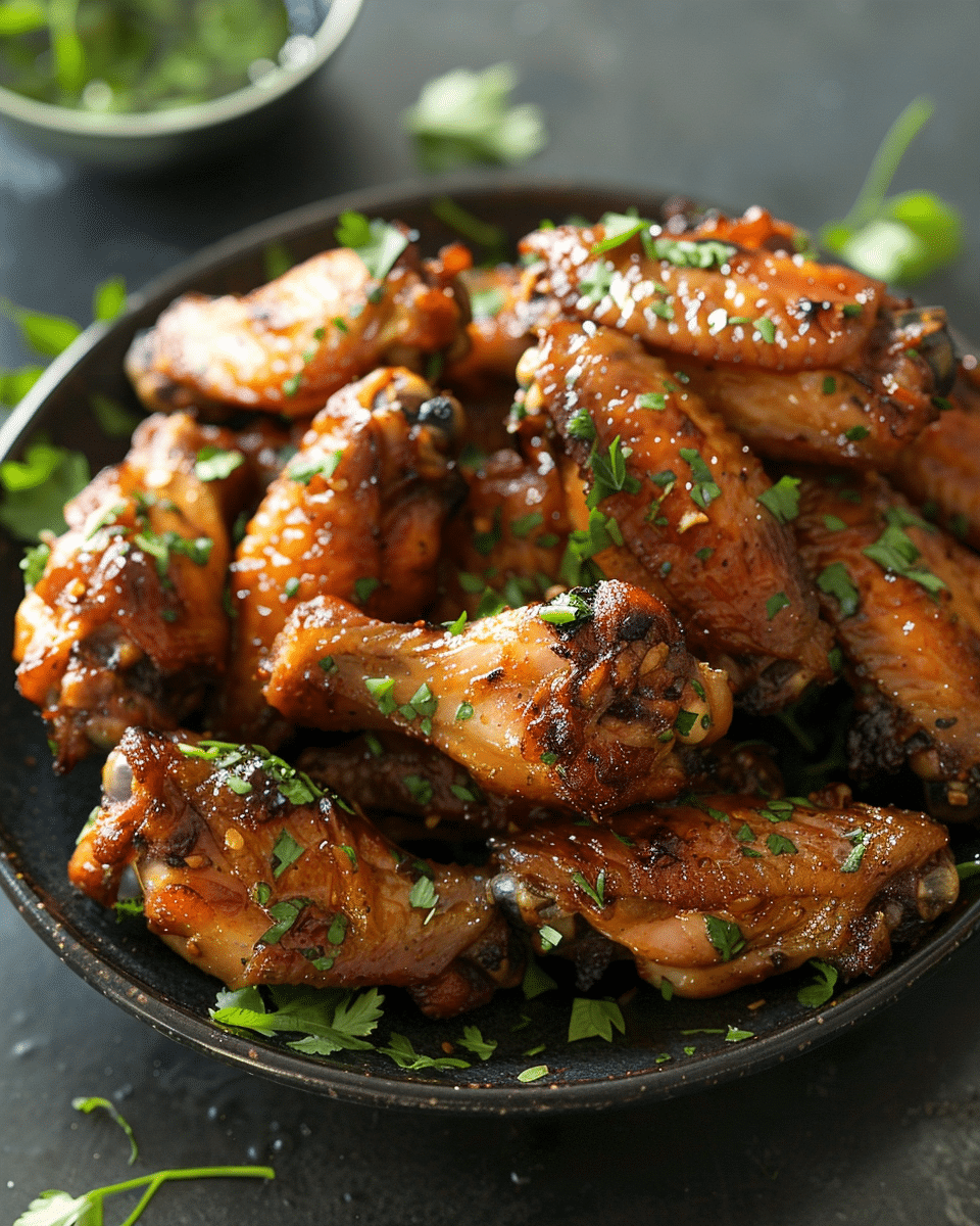 Garlic Chicken Wings Recipe