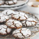 Orange Chocolate Crinkle Cookies
