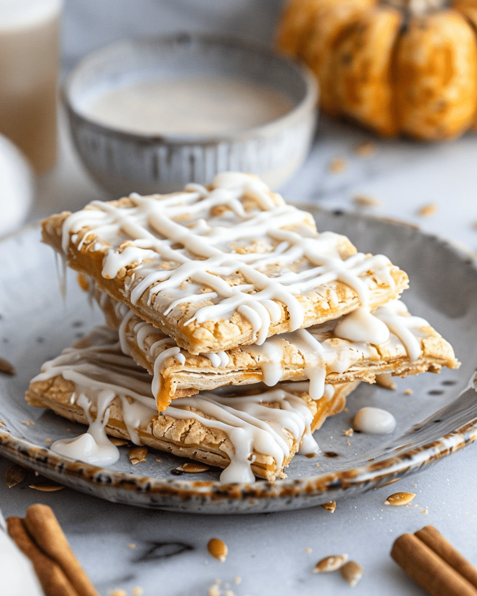 Vegan Maple Pumpkin Pop Tarts