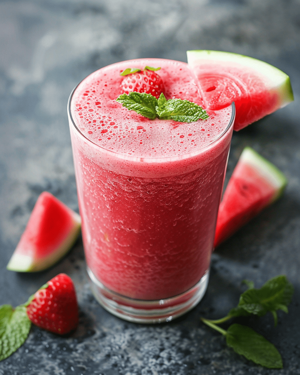 Watermelon Smoothie Recipe