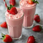Korean Fresh Strawberry Milk Recipe