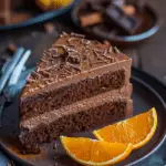 Spiced Orange Chocolate Mousse Cake