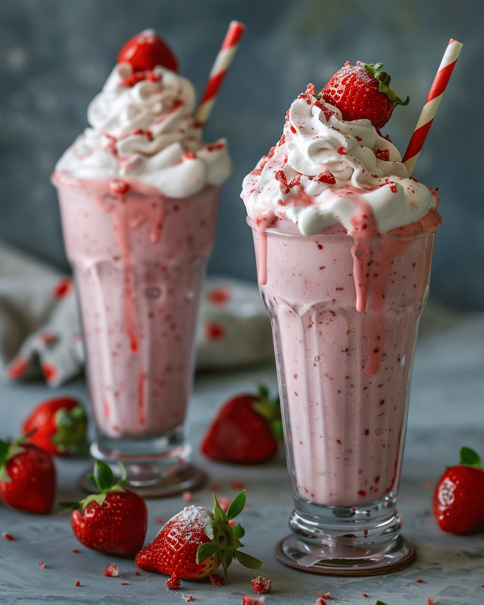 Thick Strawberry Shakes