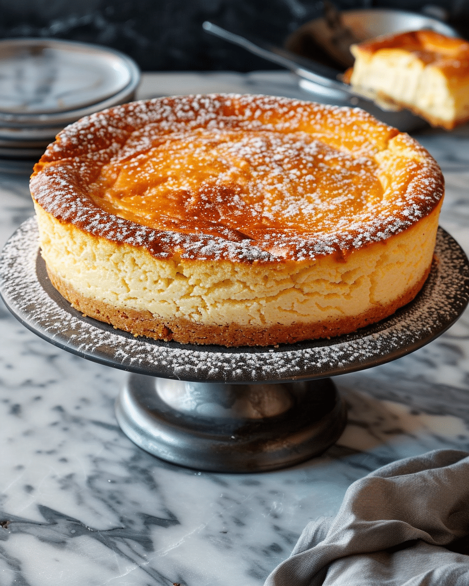 Burnt Orange and Ricotta Cheesecake