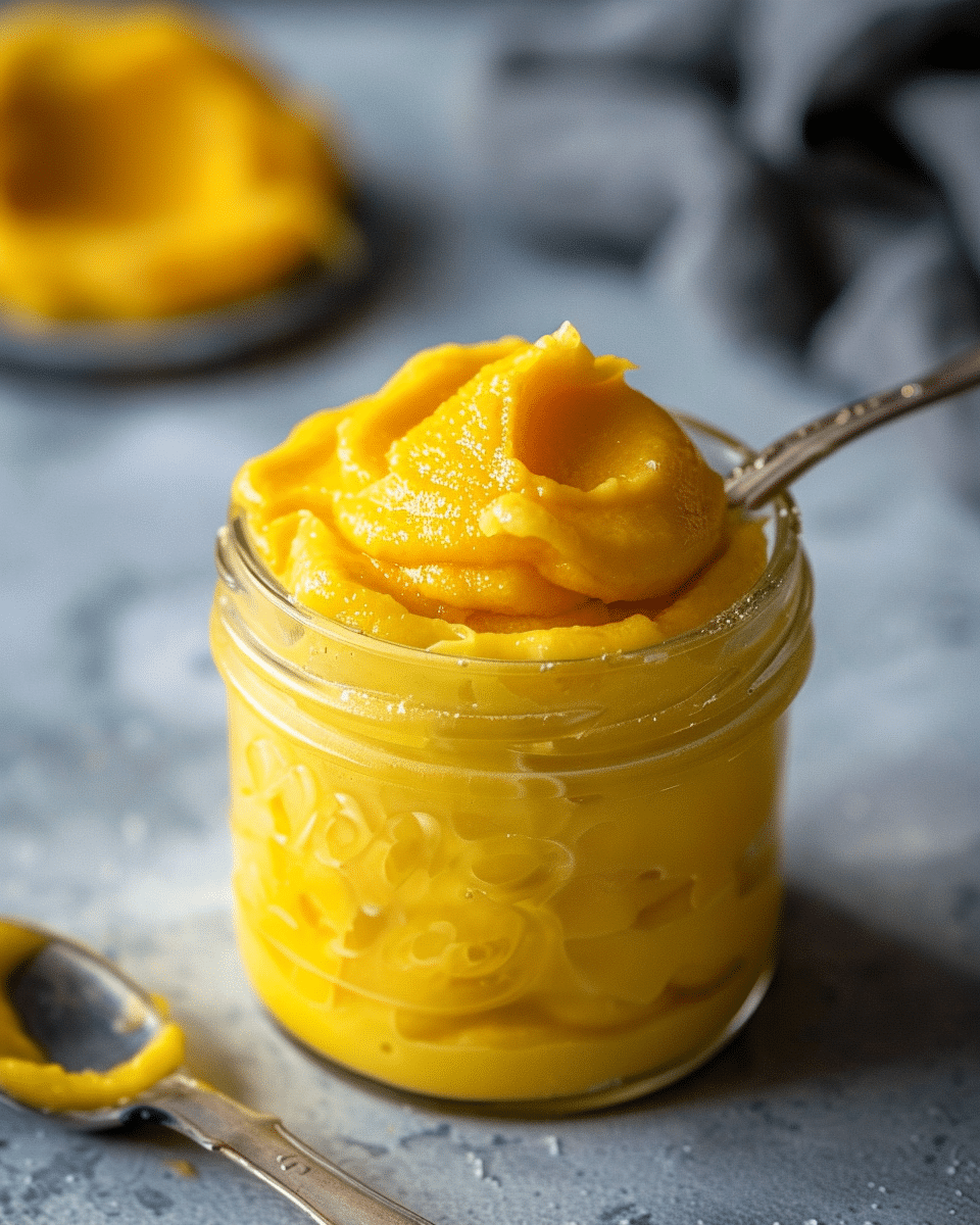Homemade Mango Curd