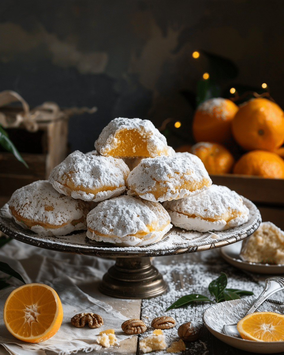 Orange and Hazelnut Ricciarelli