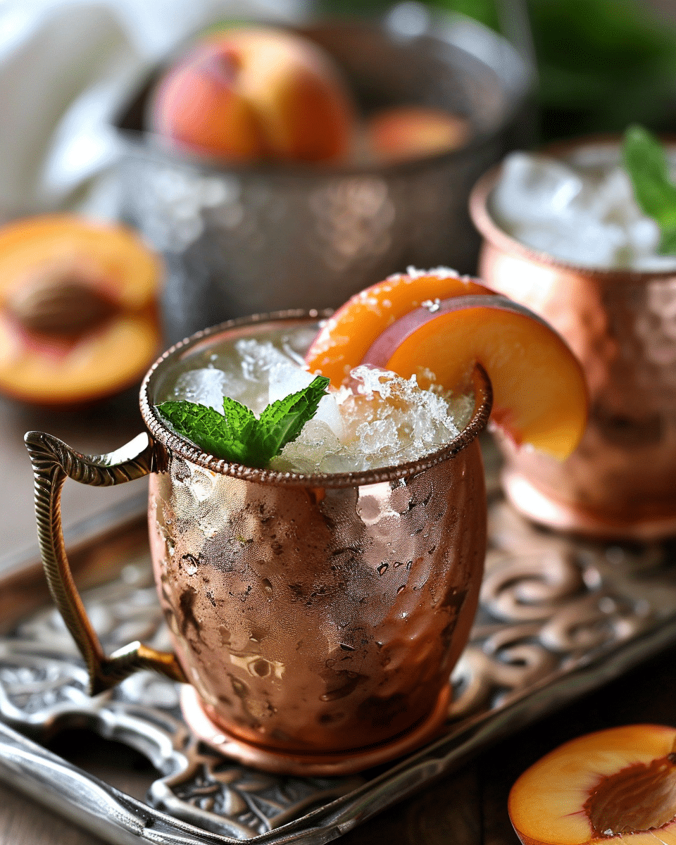 Peach Moscow Mule