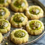 Pistachio Thumbprint Cookies