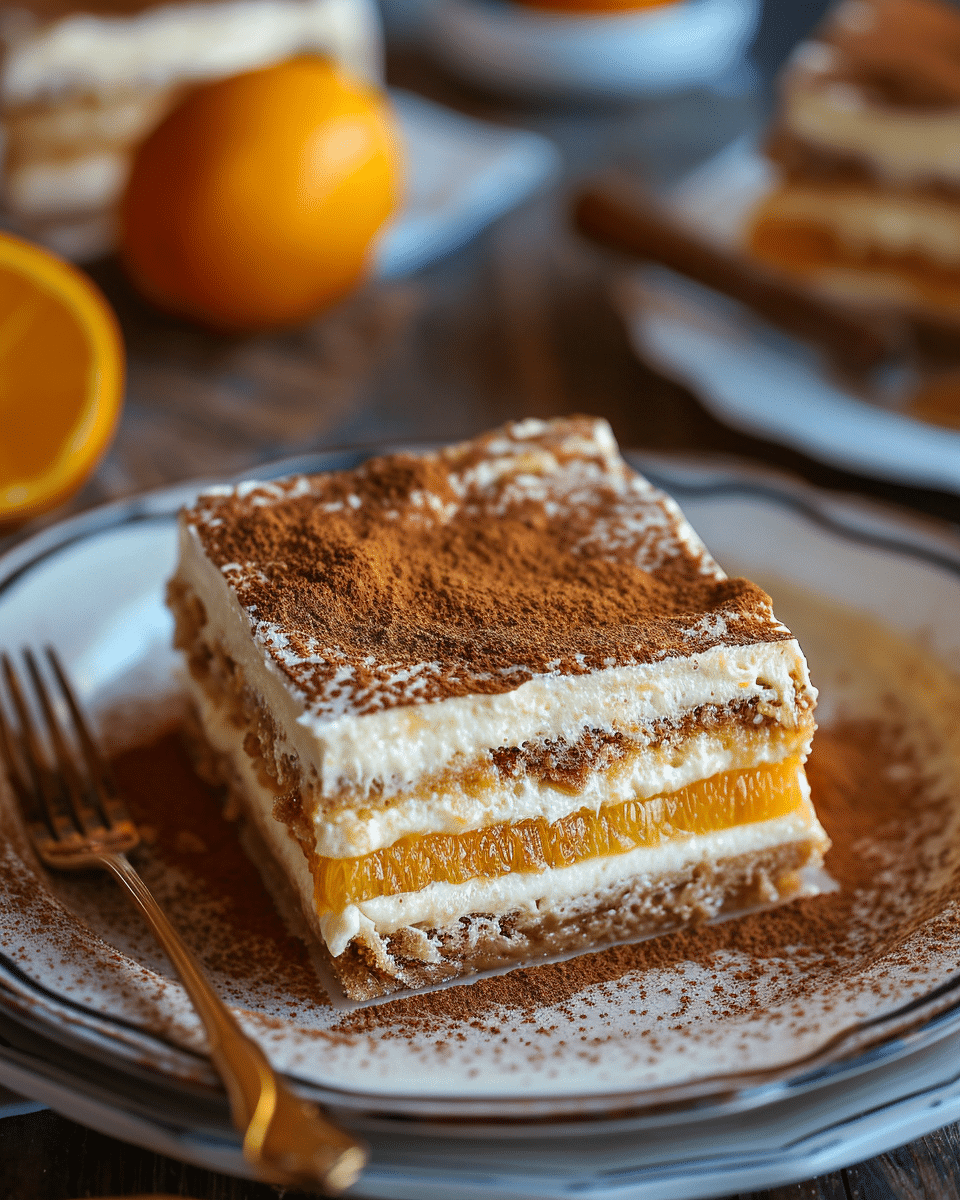 Orange Curd Tiramisu