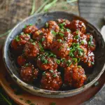 Sweet and Spicy Korean Meatballs