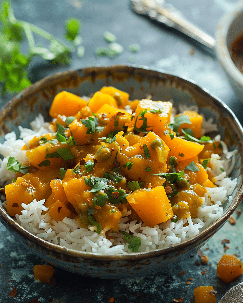 Yellow Butternut Squash Curry