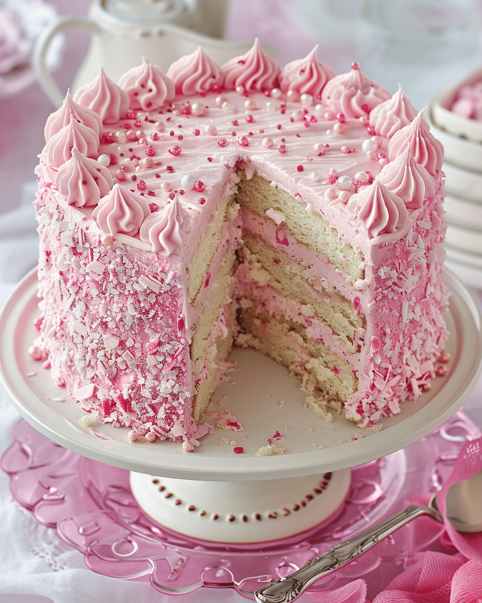 Big Pink Cookie Cake