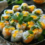 Mango and Avocado Summer Rolls