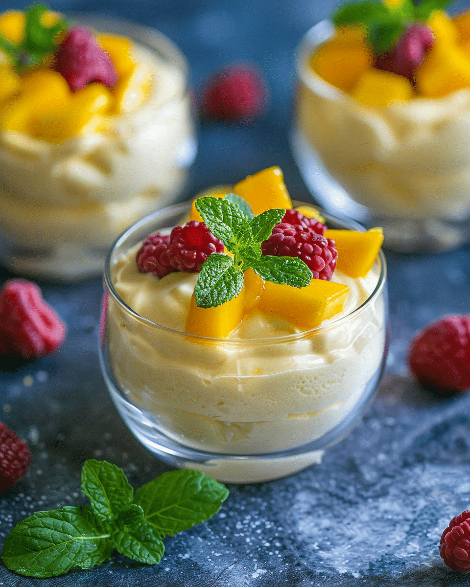 Mango-Yoghurt Mousse Recipe