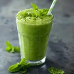 Minty Tropical Green Smoothie