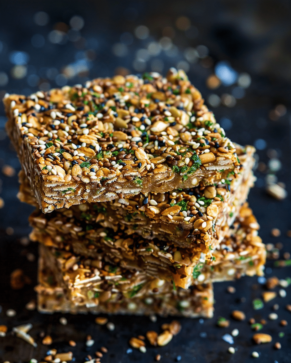 Savory Granola Bars with Furikake