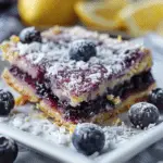 Blueberry, Coconut and Lemon Bars