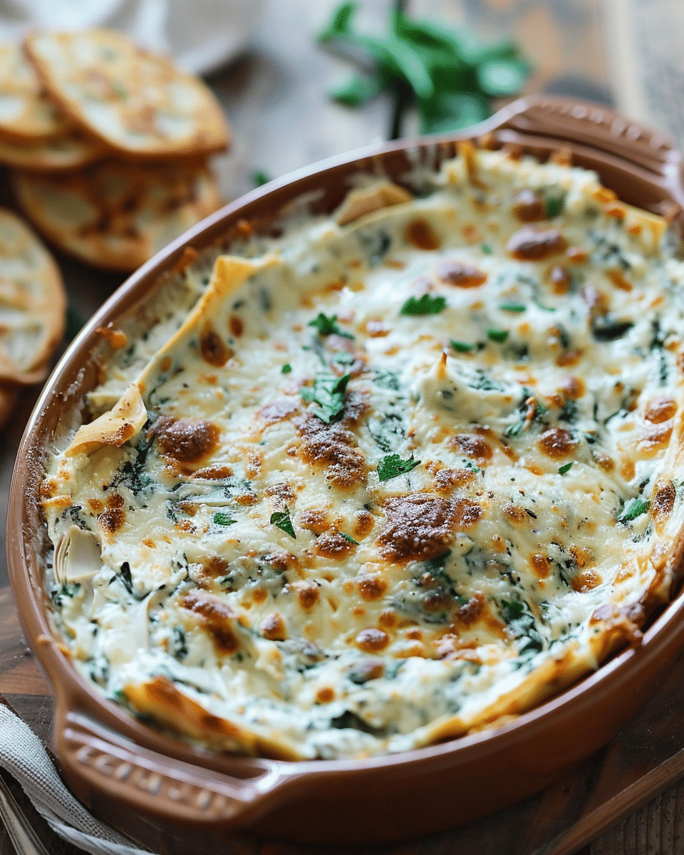Greek Yogurt Spinach Artichoke Dip Recipe