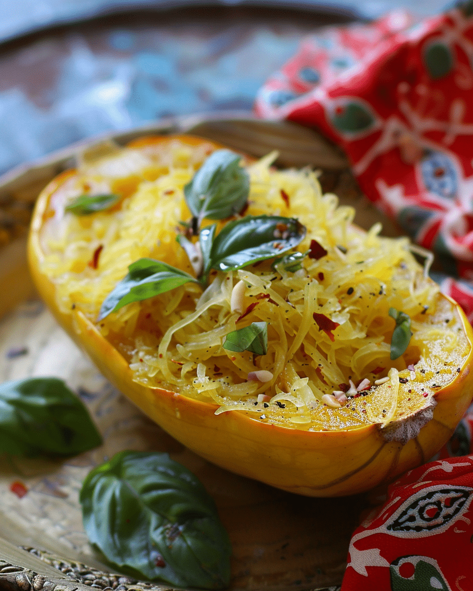Lemongrass Curry Spaghetti Squash