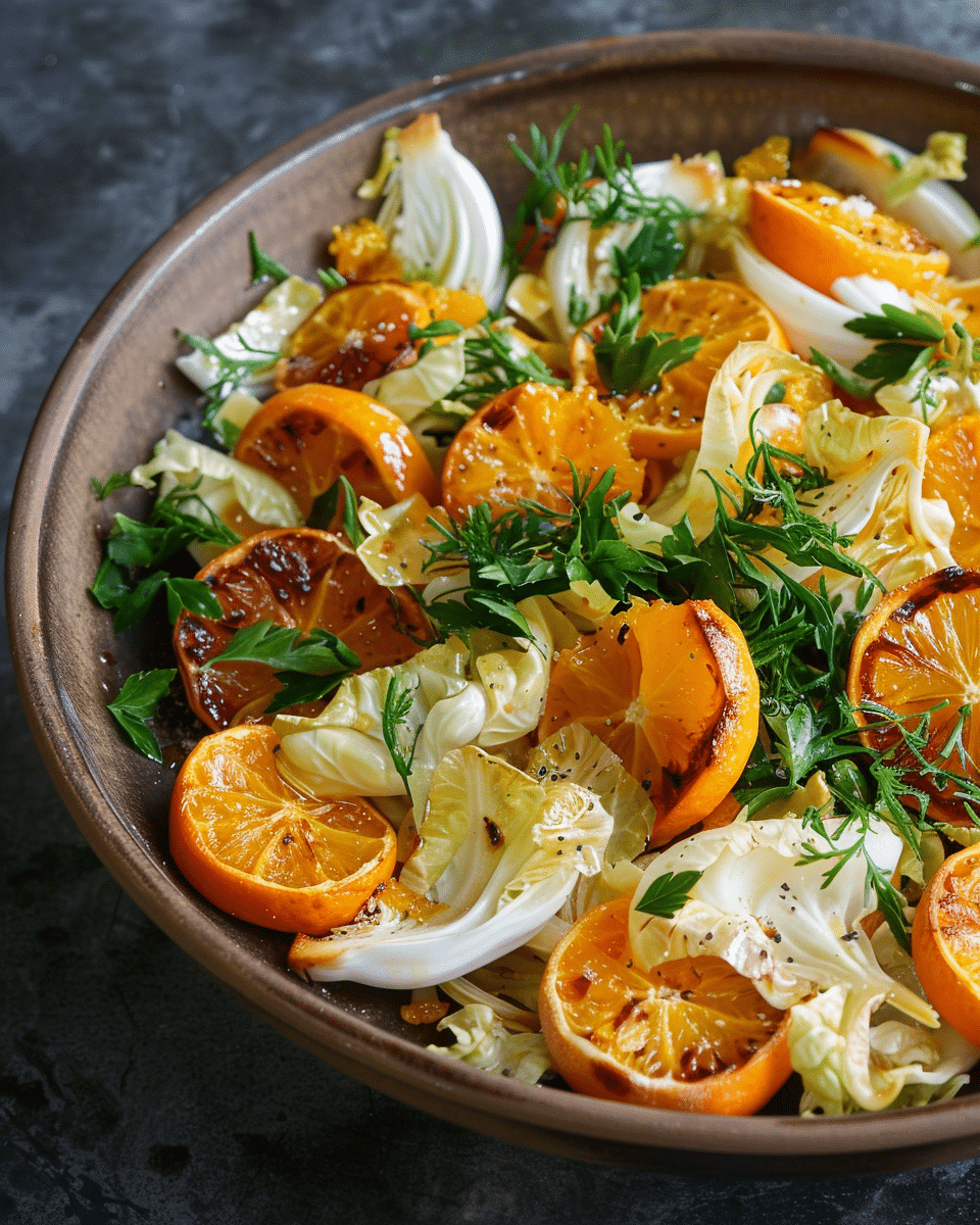 Caramelized Endive Salad with Clementines
