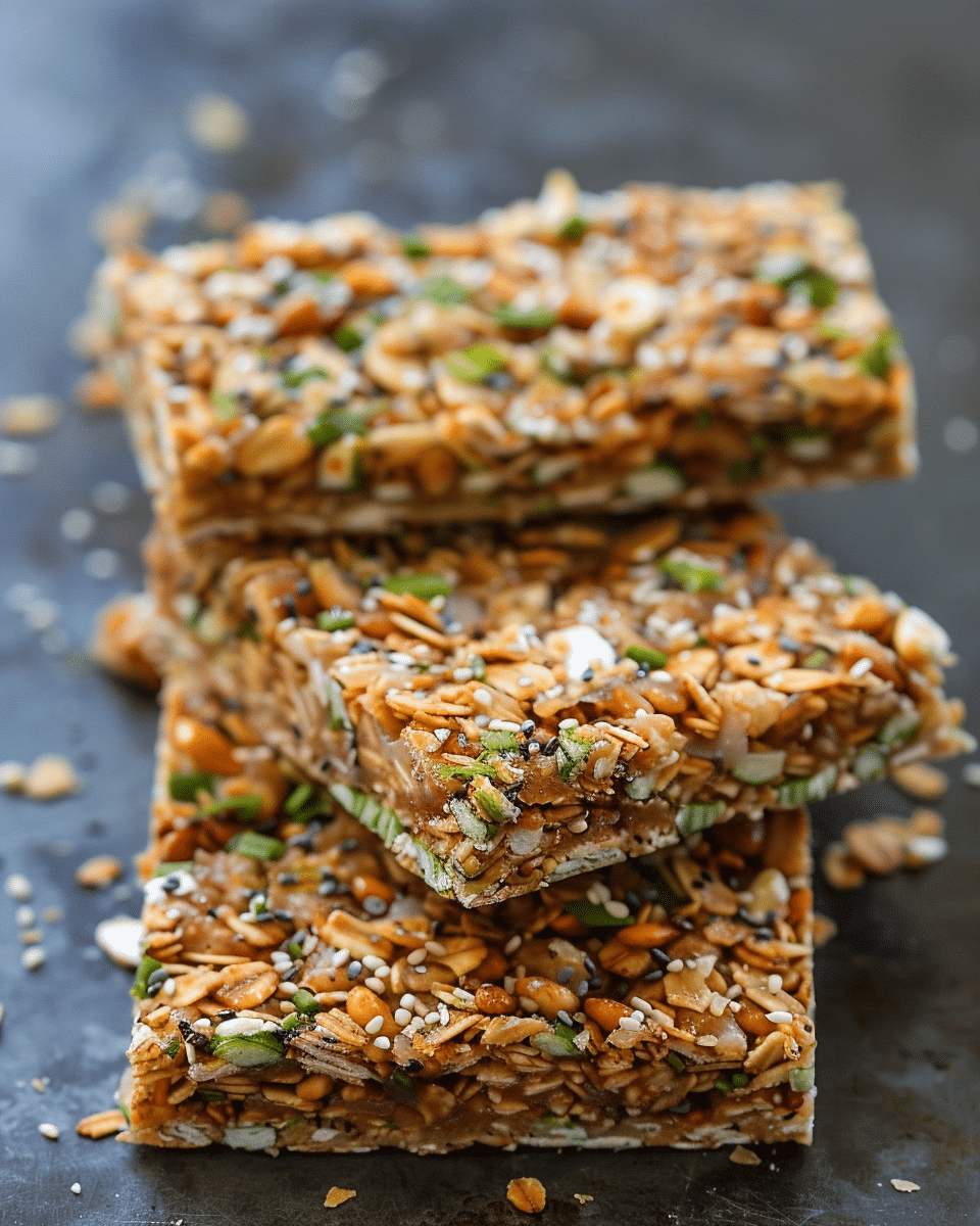 Savory Granola Bars with Furikake