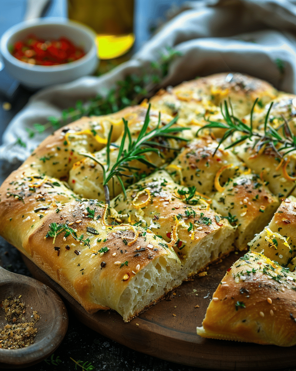 Lemon Herb Focaccia
