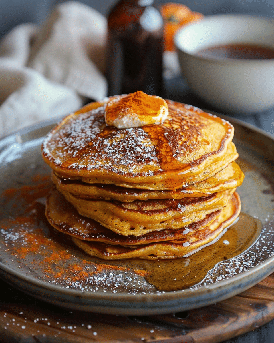 Pumpkin Cinnamon Pancakes