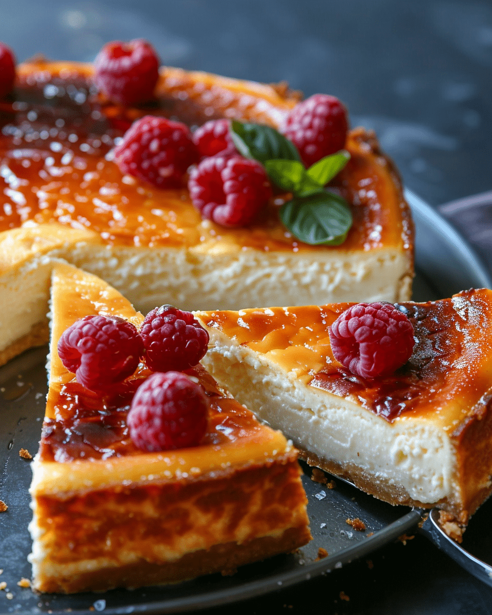 Crème Brûlée Cheesecake