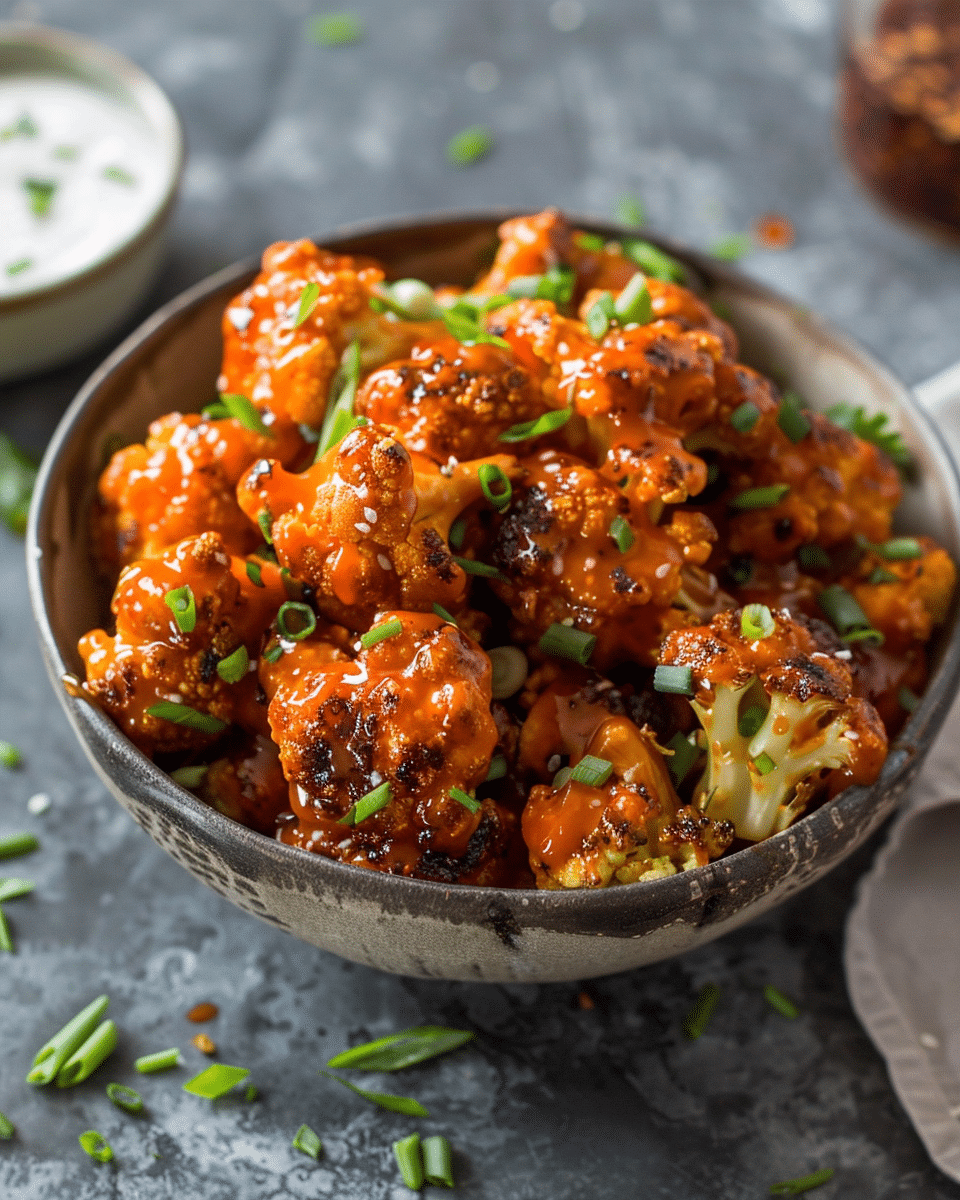 Sriracha Honey Buffalo Cauliflower