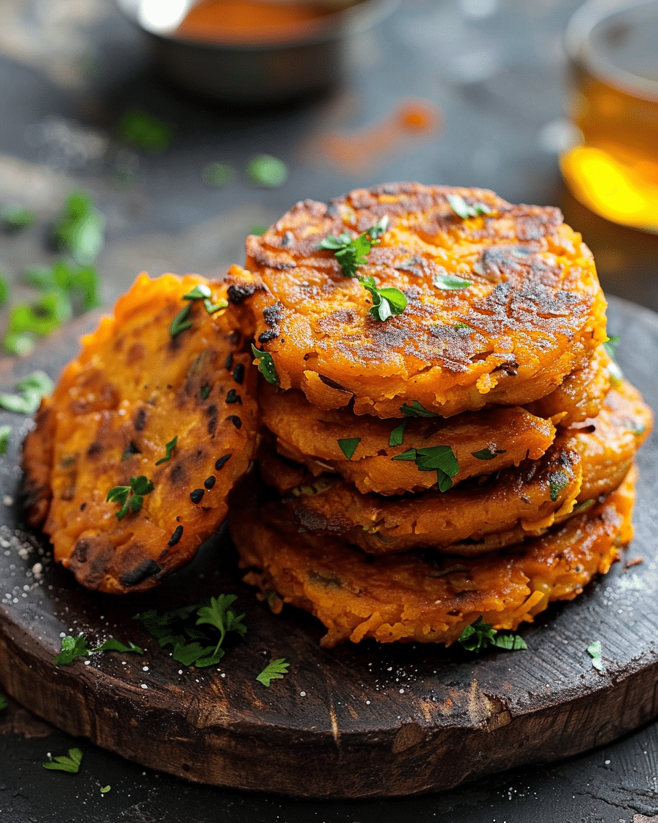 Chickpea Sweet Potato Patties Recipe