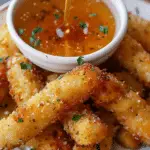 Crispy Mozzarella Sticks with Hot Honey Recipe