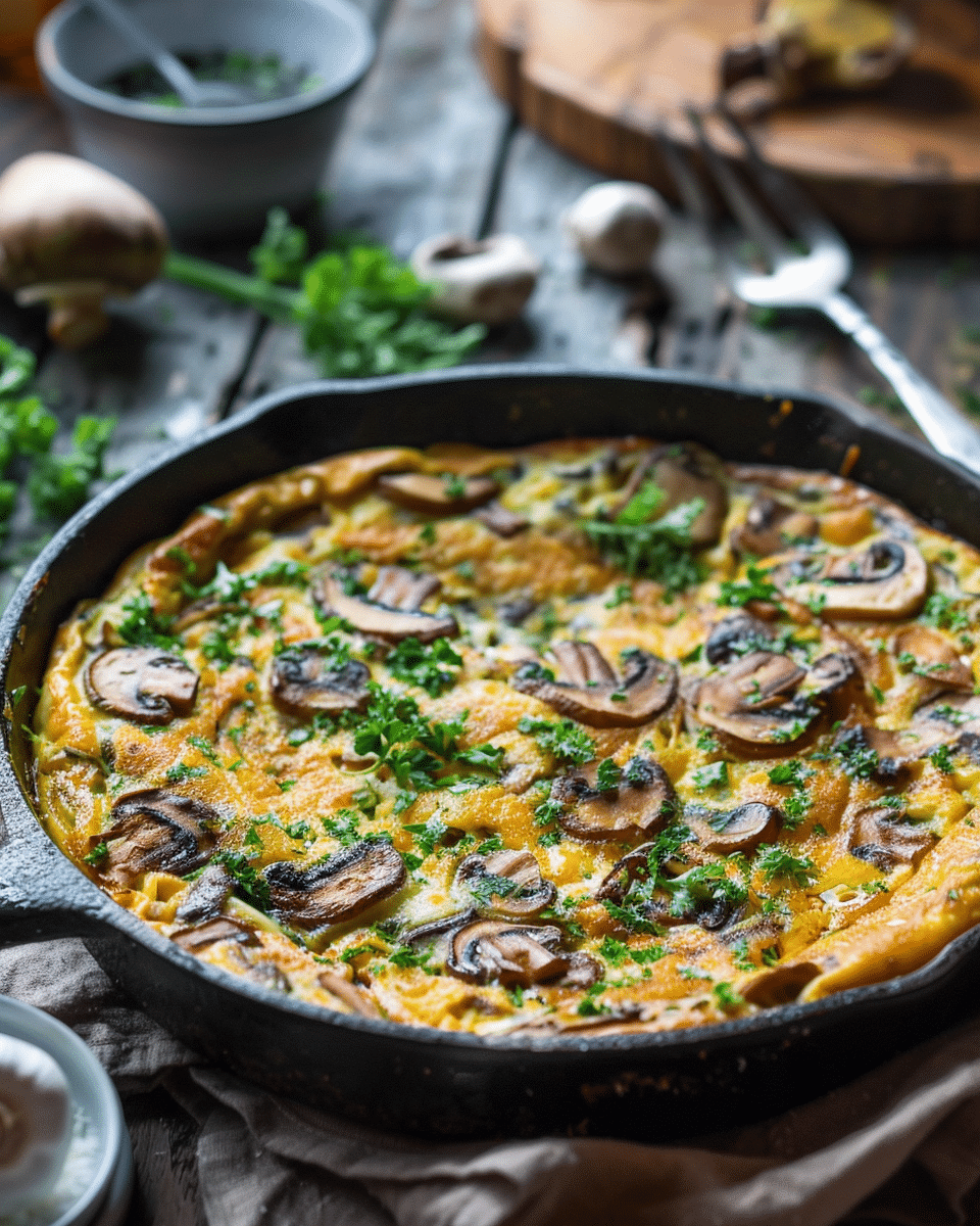 Wild Mushroom Frittata