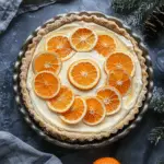 Orange Tart with Crème Fraîche