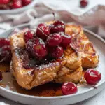 Balsamic Cherry Brioche French Toast