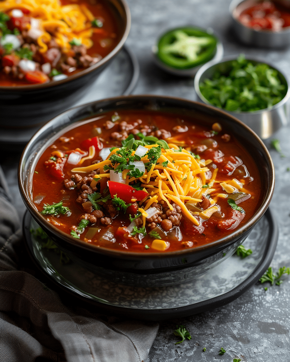 BBQ Hamburger Soup