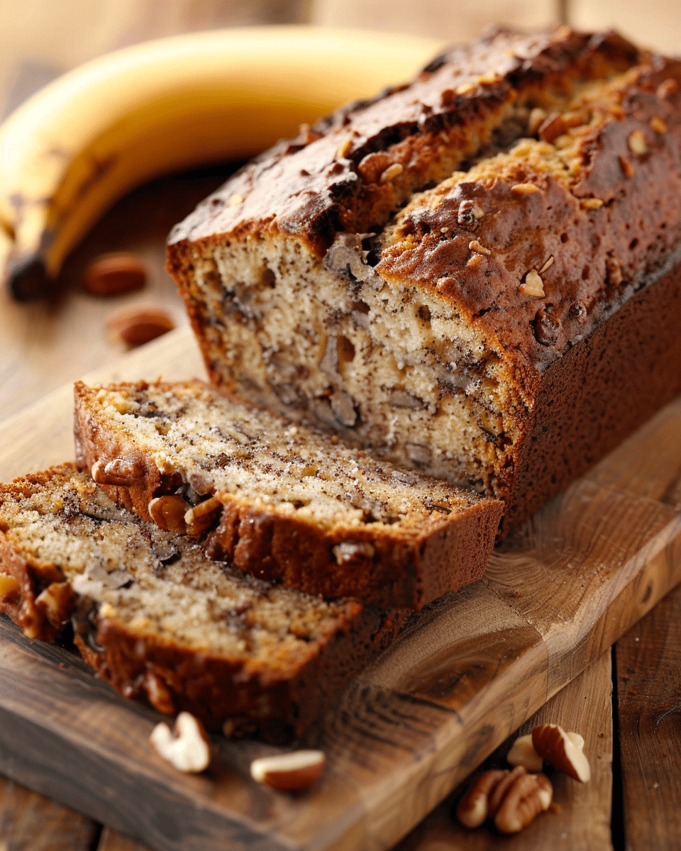 Easy Banana Nut Bread Recipe