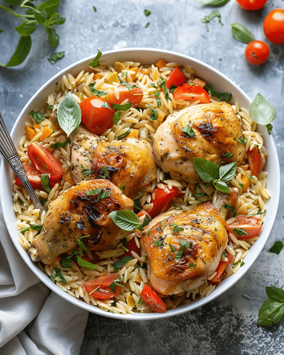 One-Pan Orzo Chicken