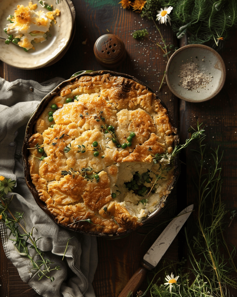 Savory Winter Vegetable Cobbler