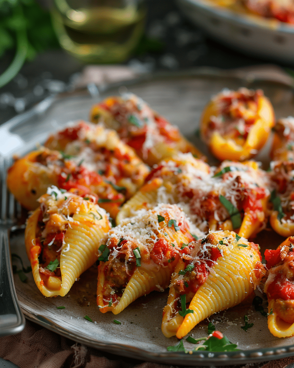 Squash Stuffed Shells