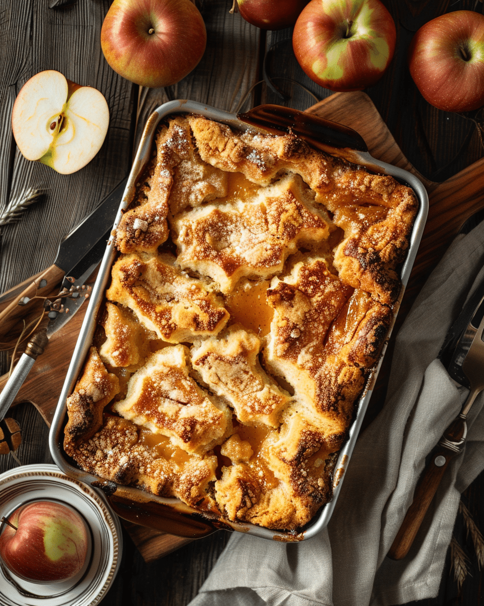 Apple Butter Biscuit Breakfast Bake