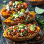 Taco Stuffed Sweet Potatoes
