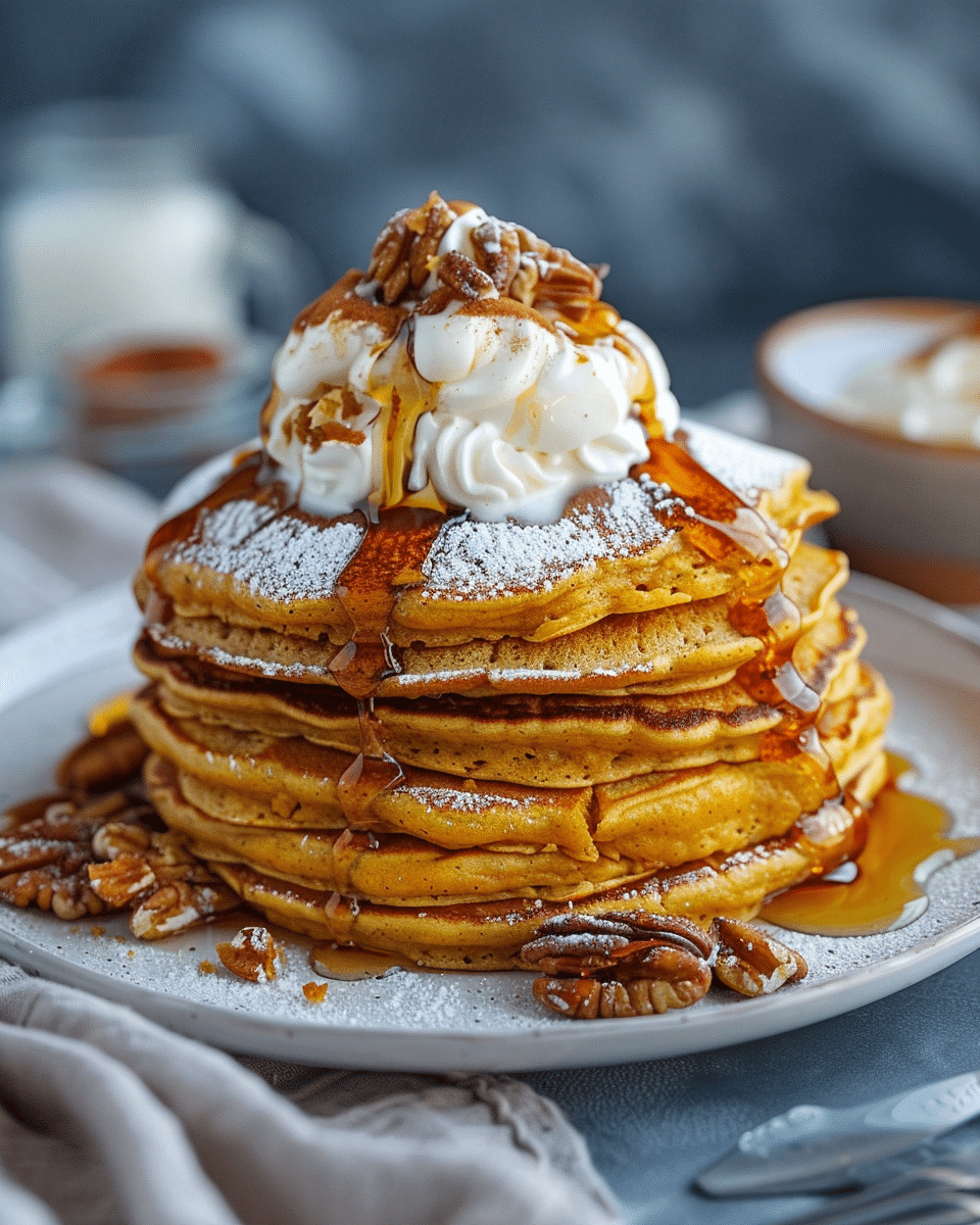 Fluffy Pumpkin Pancakes From Scratch Recipe
