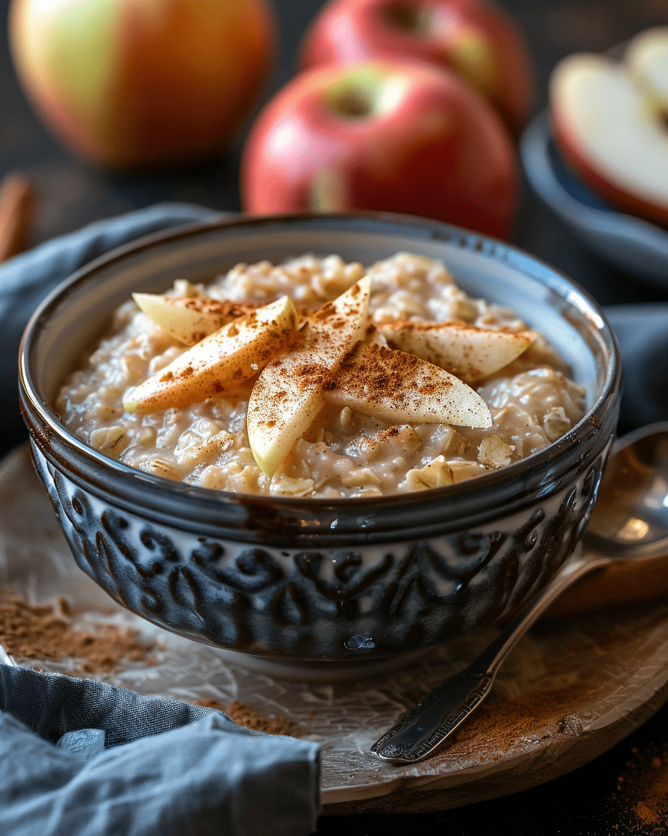 Mexican Cinnamon Apple Oatmeal