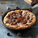 Skillet Chocolate Chip Nutella Cookie