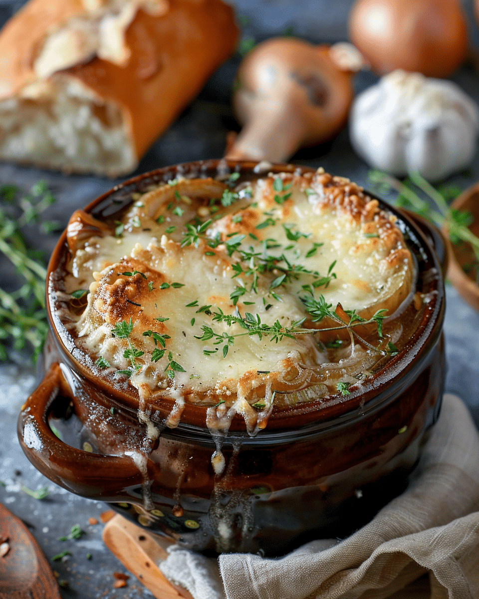 Slow Cooker French Onion Soup
