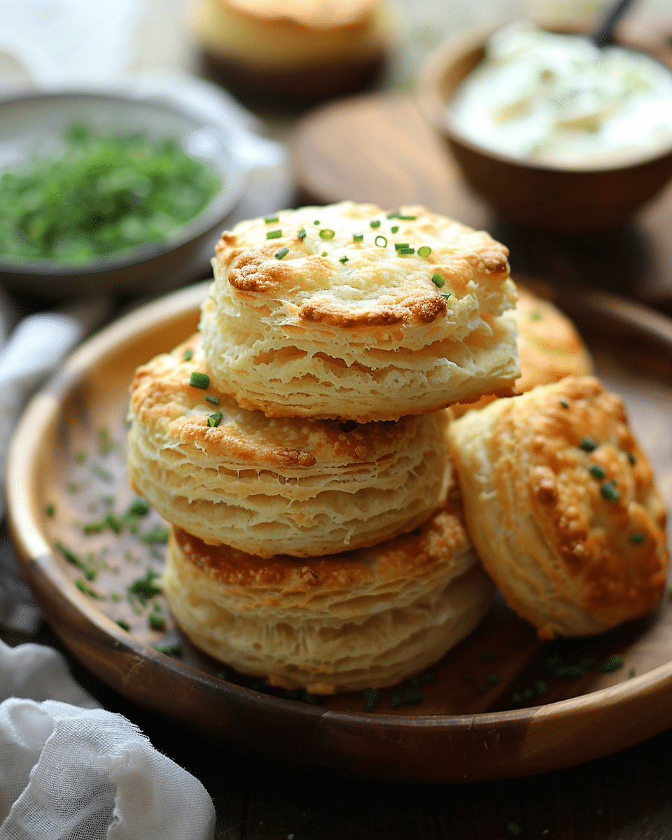 Sour Cream and Onion Biscuits Recipe – Fluffy, Buttery, and Easy to Make